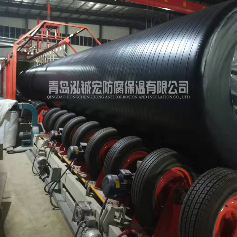 聚氨酯泡沫缠绕保温管设备案例
